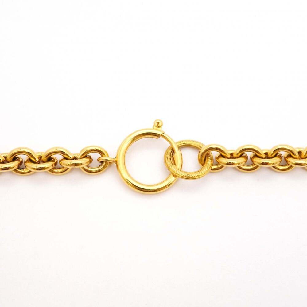 CHANEL Gold Logo Necklace - Picture 4 of 8